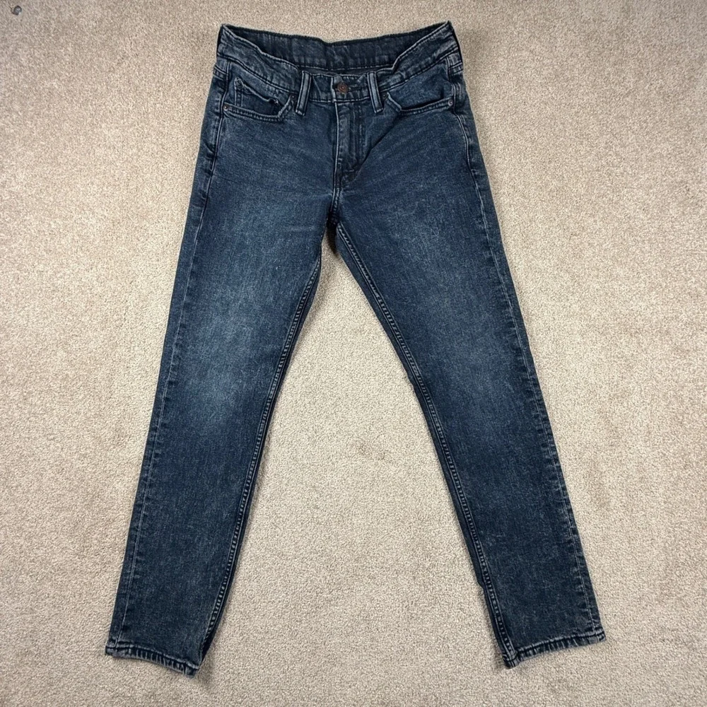 Levis 511 Slim Fit Jeans Mens 30x30‎ Dark Acid Wash Denim Pants 1333